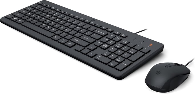 HP Ensemble combiné clavier et souris filaires 225 Noir - vue 9