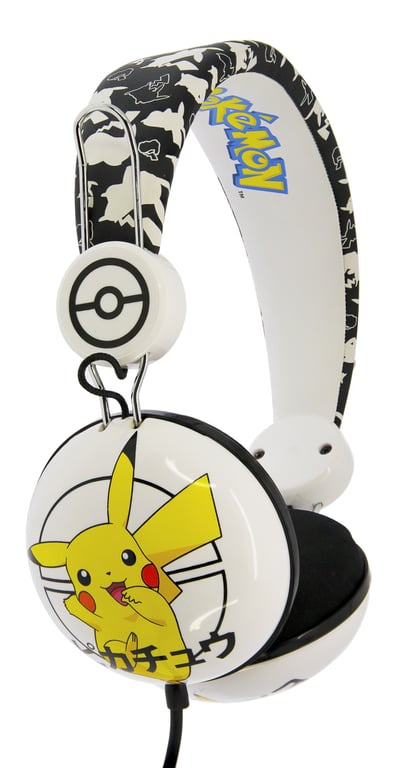 OTL Technologies Pokémon Pikachu Japanese Écouteurs Avec fil Arceau Musique Jaune Neuf