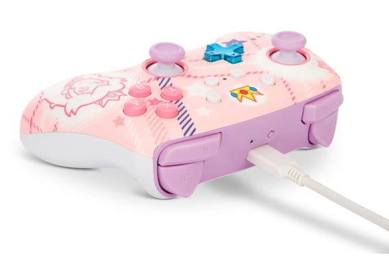 PowerA NSGP0255-01 mando y volante Rosa Bluetooth Gamepad Nintendo Switch, Nintendo Switch Lite, Nintendo Switch OLED