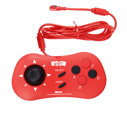 Manette MVS Mini compatible Neo Geo Mini - SNK (Rouge)