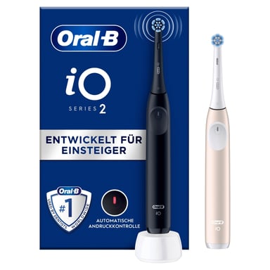 Oral-B iO Series 2 Adulte Brosse à dents vibrante Noir, Rose
