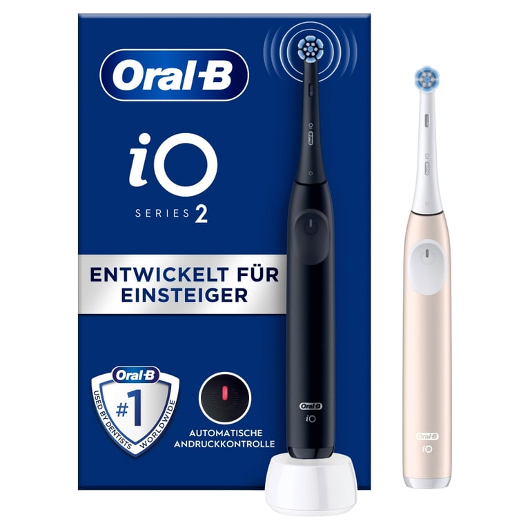 Oral-B iO Series 2 Adulte Brosse à dents vibrante Noir, Rose - Neuf