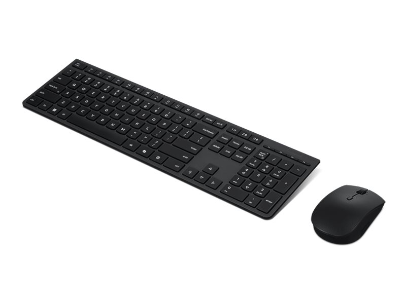 Clavier Lenovo RECHARGEABLE COMBO WIRELESS AI – Sans fil RF + Bluetooth Français - vue 4