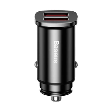 Chargeur Voiture Allume-cigare USB 30W Charge Rapide 3.0 Noir