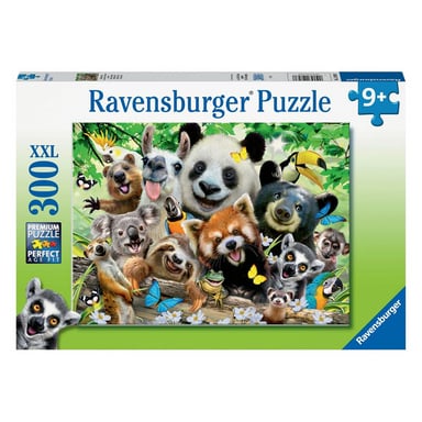 Puzzle XXL 300 piezas - Selfie de animales salvajes para niños