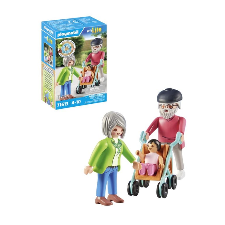 Jeux D'imitation Grands Parents Avec Bébé Playmobil La Boite - vue 4