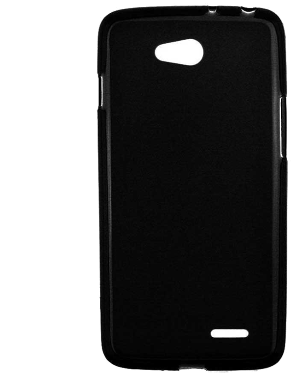 Coque silicone unie compatible Givré Noir LG L90