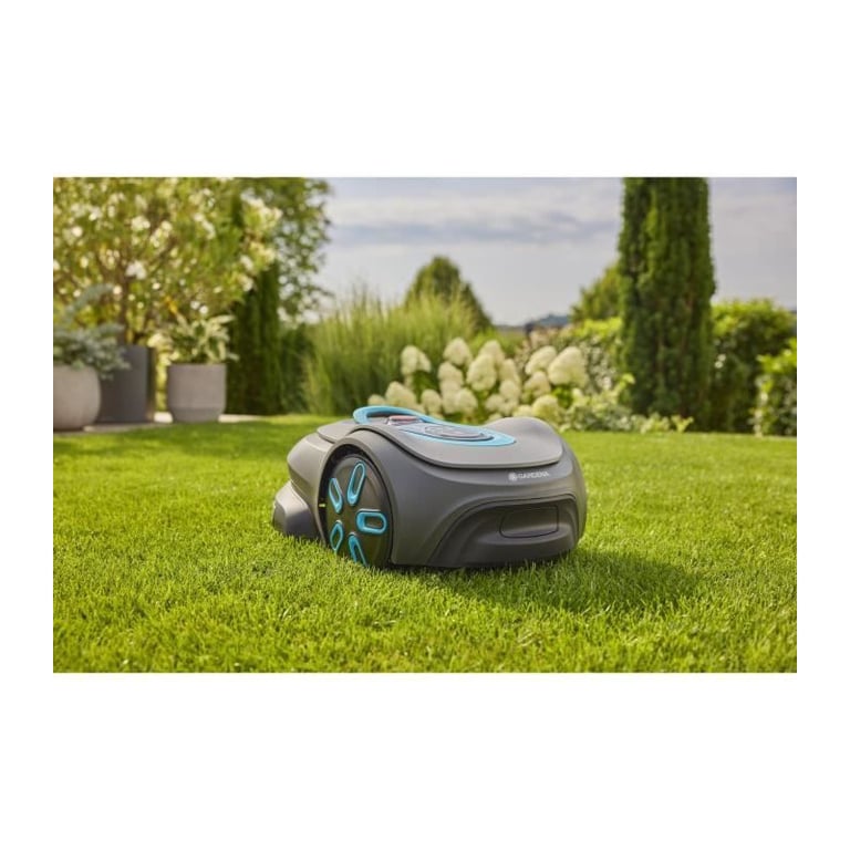 Tondeuse robot GARDENA Smart SILENO max 1200 Surface 1200 m² DuoConnect Bluetooth + Abri avec station de charge - vue 7