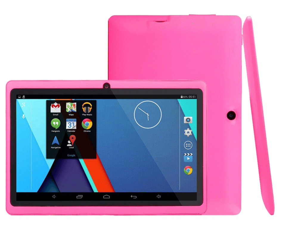 Tablette Tactile 7 Pouces Multi Touch Android Google Play Wifi 24Go Rose Plastique YONIS