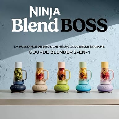 BlendBoss - Blender Ninja 1200W, Bleu Nuit
