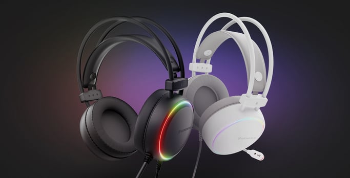 GENESIS NSG-2308 casque Avec fil Arceau Gaming USB Type-A Blanc