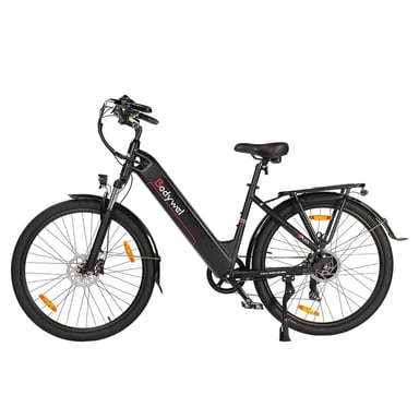 Bicicletta elettrica Bodywel A275 da 27,5 pollici, batteria da 250 W, 36 V, 15,6 Ah, con funzione Bluetooth tramite app