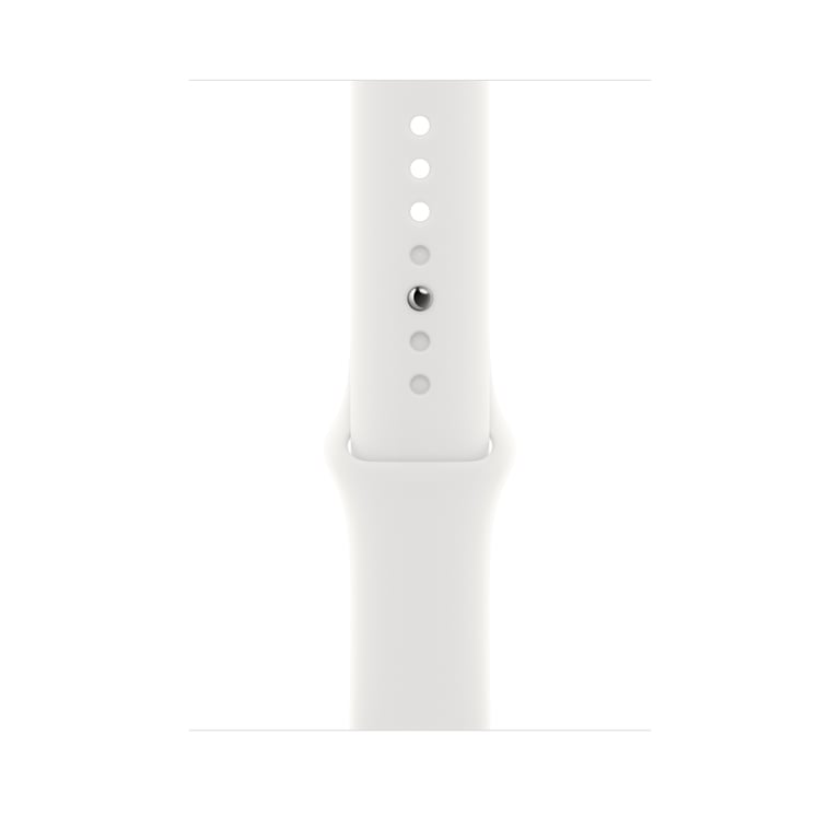 Bracelet Sport pour Apple Watch 45 mm - Blanc - Neuf