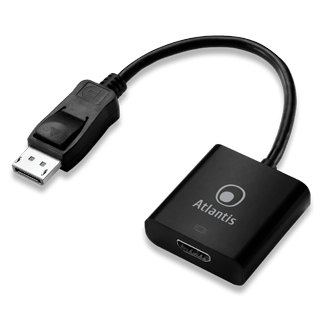 Atlantis Land A04-dp_hdmi Câble Vidéo Et Adaptateur 0,2 M Displayport Hdmi