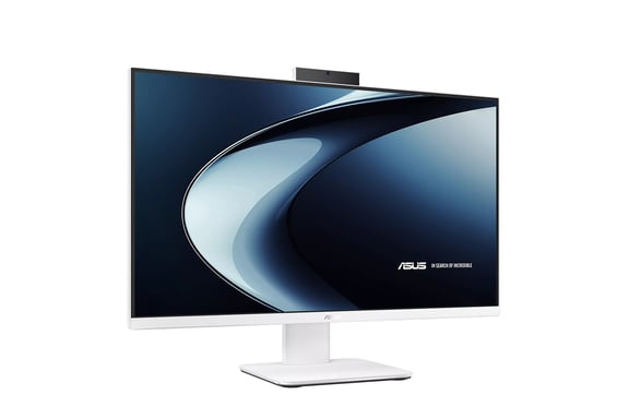 ASUS AIO Ryzen AI 7 350 (27”) jusqu'à 5.0 GHz, 512 Go SSD, 16 Go DDR5, Carte graphique intégrée, Blanc - AZERTY