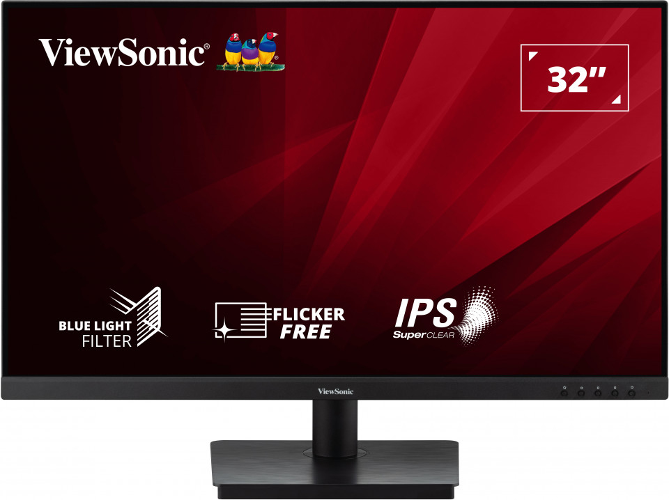 ViewSonic VA3209 MH LED monitor 32 31.5 viewable 1920 x 1080 Full HD @ 75 Hz IPS 250 cdm2 1200: Neuf