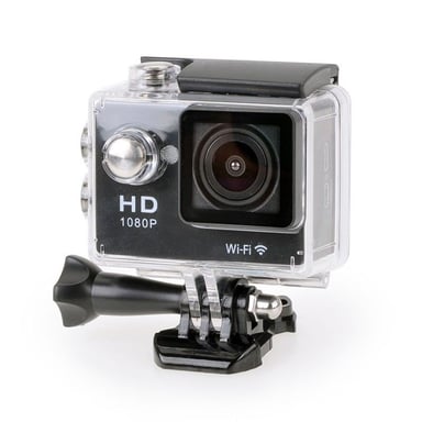 Caméra Sportive Étanche 30M 170° HD 1080P Wifi Time Lapse Multi Sport Noir 4 Go YONIS