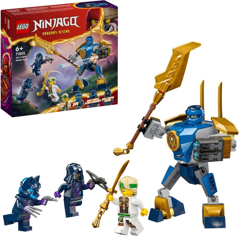 Lego Ninjago Pack De Combat : Le Robot De Jay 71805 Lego - vue 4
