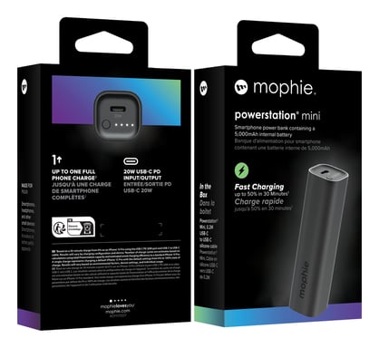 mophie Powerstation Mini 5000 mAh Negro