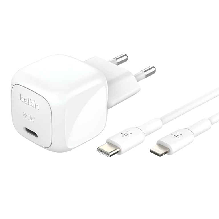 Belkin Chargeur USB C pour iPhone avec câble USB C vers Lightning 1m - vue 6
