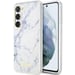 Funda Guess Marble para Samsung Galaxy S23+, blanca