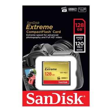 SanDisk CF Extreme 128GB 128GB CompactFlash