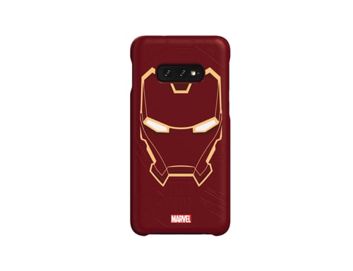 Coque Marvel Iron Man Smart Cover pour Galaxy S10e Rouge