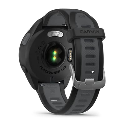 Garmin Forerunner 165 3,05 cm (1.2'') AMOLED 43 mm Numérique 390 x 390 pixels Écran tactile Noir GPS (satellite)