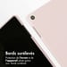 Accezz Coque tablette portefeuille Smart Silicone pour Samsung Galaxy Tab A11 Plus / A9 Plus - Rose