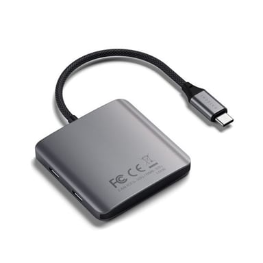 Hub USB-C 100W Power Delivery 4 porte di données