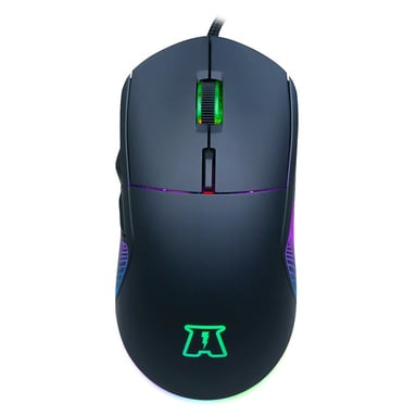 Otaku M02 7200DPI Gaming Mouse Retroiluminación LED RGB - Sensor óptico de 1200 a 7200 DPI - 6 botones - Cómodo y ligero - Compatible con PC/PS4/PS5