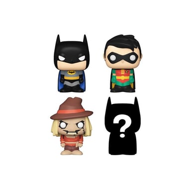 Pack de 4 figuras Funko Bitty Pop DC Batman para coleccionistas