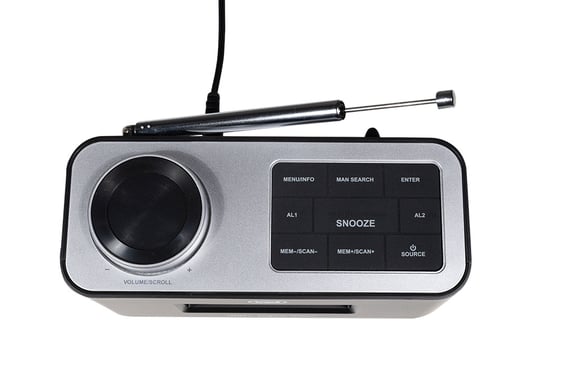 Trevi RC 80D6 DAB Portable Analogique et numérique Noir, Argent