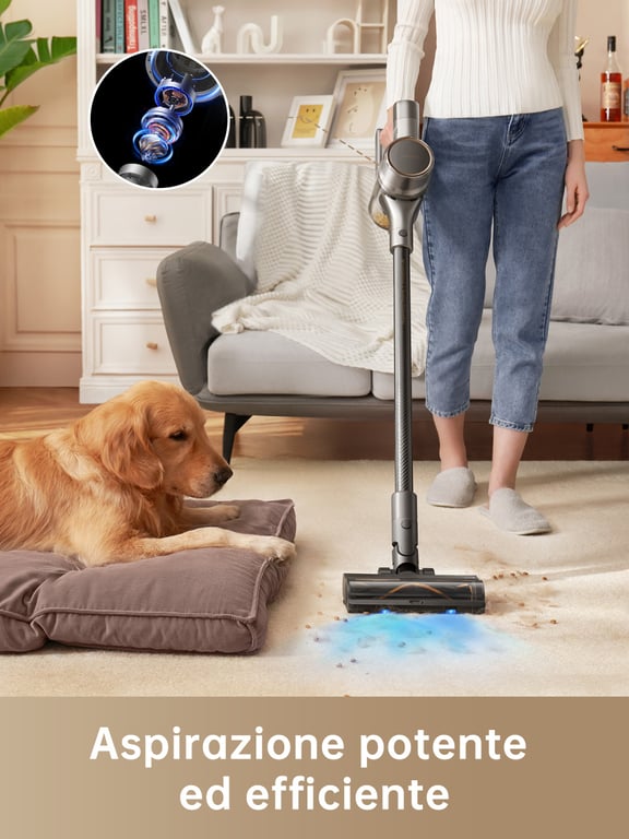 Dreame VMR20611 aspirateur balai et balai électrique Aspirateur balai 2 en 1 Batterie Sec HEPA Sans sac 0 6 29 Ah Neuf - vue 2