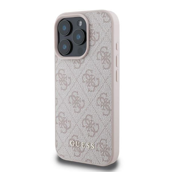 Guess Hardcase - 4G Classic Logo - Rose - Compatible MagSafe - iPhone 16 Pro 6.3