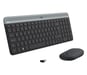 Logitech MK470 Tastiera Wireless RF Mouse incluso AZERTY Francese Grafite