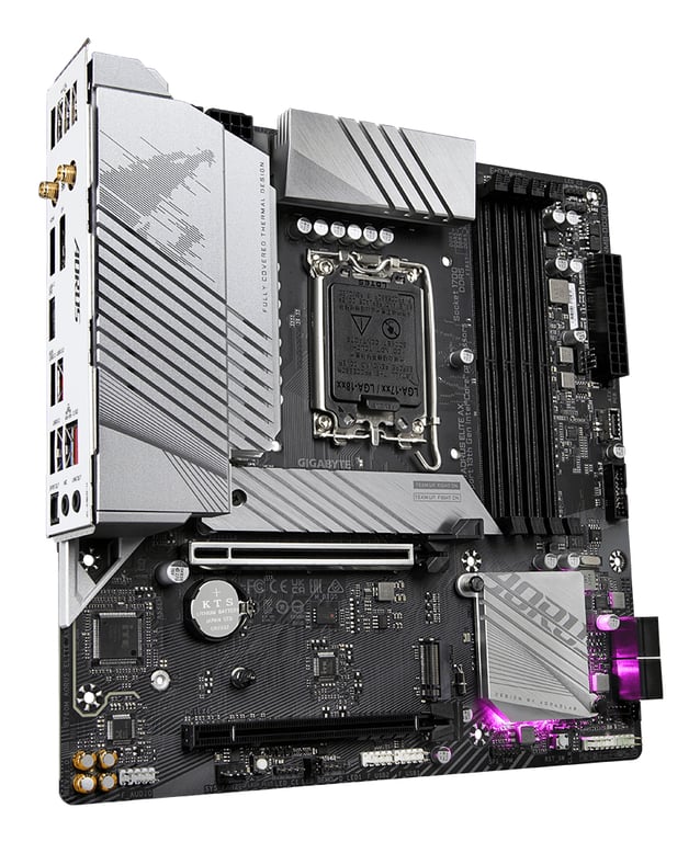 Gigabyte B760M AORUS ELITE AX - vue 2