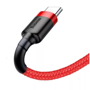 Baseus CATKLF-U09 cable USB 3 m USB A USB C Negro, Rojo