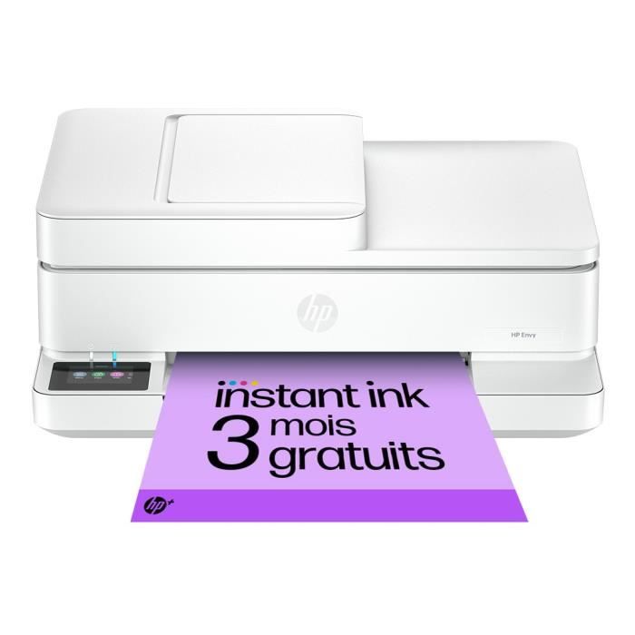 Imprimante tout-en-un HP Envy 6530e Jet d'encre couleur - Copie Scan - 3 mois d'Instant ink inclus avec HP+ - Excellent état