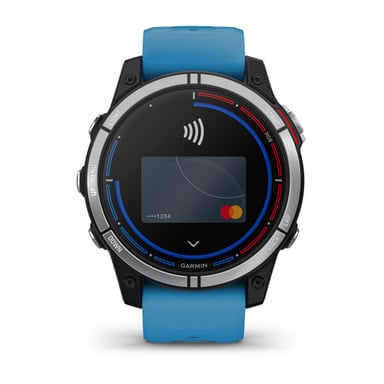 Garmin quatix 7 3,3 cm (1.3'') MIP 47 mm Digital 260 x 260 Pixeles Pantalla táctil Azul Wifi GPS (satélite)