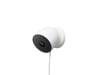 Cámara de vigilancia inalámbrica Bluetooth para interiores y exteriores Google Nest Cam Snow White