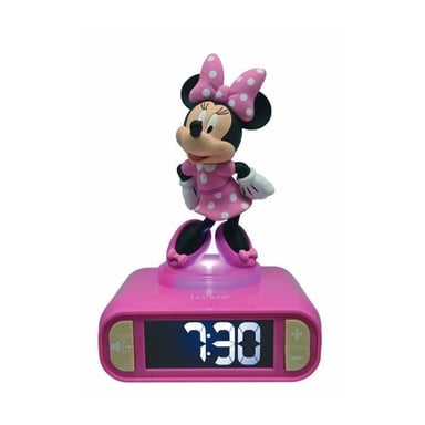 Sveglia digitale con luce notturna ed effetti sonori di Minnie 3D