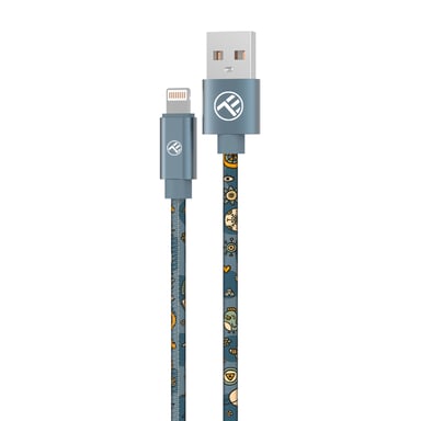 Câble Tellur Graffiti USB vers Lightning, 3A, 1m, bleu