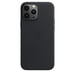 Coque de protection  en cuir pour iPhone 13 Pro Max - Noir