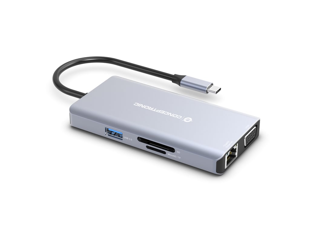 Conceptronic DONN20G Avec fil USB 3.2 Gen 1 3.1 Gen 1 Type C Neuf - vue 3