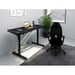 Bureau électrique gaming CGM -Double fonction : Assis ou debout - Réglage avec télécommande- L120xP60xH73-121 cm