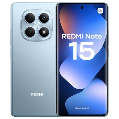 Xiaomi Redmi Note 15 4G Azul 128 GB - Cámara 108 MP, Pantalla AMOLED 6,77'' 120 Hz, Batería 6000 mAh, Android 15