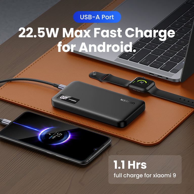 Ugreen 25742 banque d'alimentation électrique Lithium Ion Li Ion 10000 mAh Neuf - vue 3
