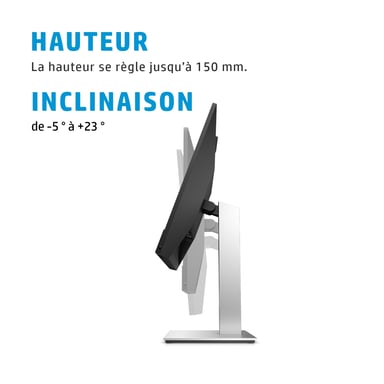 HP E24mv G4 60,5 cm (23,8'') 1920 x 1080 pixel Full HD Nero, Argento