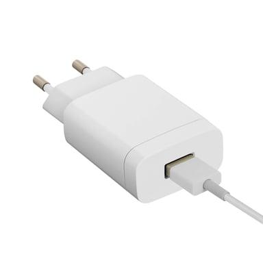 Chargeur Secteur USB 2A Universel - Charge Rapide Blanc